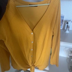 Mustard yellow soft shirt!